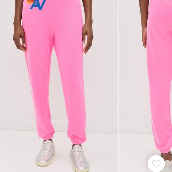 Aviator Nation Pants - Aviator Nation Neon Pink Sweat Pants